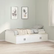Krevetna konstrukcija Bijelo 70 x 190 cm Konstruirano drvo