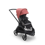 Bugaboo Dragonfly BLACK/GREY MELANGE - SUNRISE RED