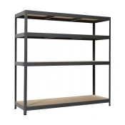 REGAL TOP600 KOVINSKI 180x120x60cm 4 POLICE 600kg ANTRACIT, TOP PROFI | Topdom