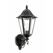 Eglo Navedo spoljna zidna lampa/1, e27, crna/srebrna
