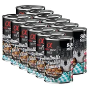 Alpha Spirit Mesne kroglice - svinjina s kumino 12 x 400 g