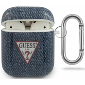 Guess AirPods Cover Dark Blue Jeans Collection (GUACA2TPUJULDB)
