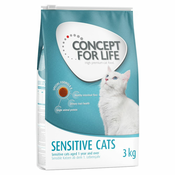 Concept for Life Sensitive Cats – izboljšana receptura! - Varčno pakiranje: 2 x 10 kg