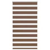 Zavjesa zebra smeda 90x150 cm širina tkanine 85,9 cm poliester