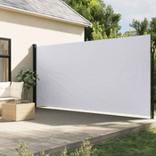 Bocna tenda na uvlacenje bijela 200 x 500 cm