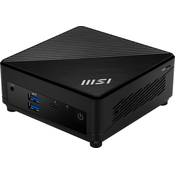 MSI Cubi 5 12M-253ES Intel® Core™ i5 i5-1235U 8 GB DDR4-SDRAM 256 GB SSD Windows 11 Pro Mini PC Crno