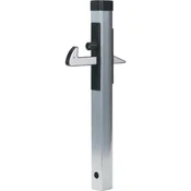 Vratni zaskočnik UGC profil 500x57x42 mm višinsko nast. 40 mm alu srebrno