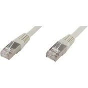 econ connect econ connect F6TP0\,25GR RJ45 omrežni kabel\, Patch kabel CAT 6 S/FTP 0.25 m siva dvojno zaščiten 1 kos, (20415491)