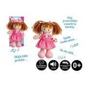 Anička krpasta lutka plišasta 20cm slovaško govoreča