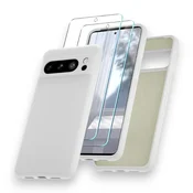 Komplet silikonski ovitek + 2x zaščitno steklo za Google Pixel 8 Pro