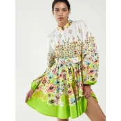 MSN Collection Obleka Mini zelena