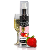 Secret play Strawberry & Sparkling Wine masažno olje 50 ml