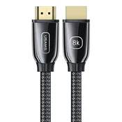 USAMS kabel HDMI - HDMI 3 m Ultra HD U67 2.1 8K črn/črn SJ498HD01 (US-SJ498)
