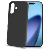 Celly Ovitek iz mehke gume za iPhone 17, črn, odporen na praske