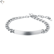 Moška zapestnica #BRAND Gioielli/Strong/53BR011 z gravuro