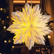 EANLOLY - 3d led zvezda papirnata 45 cm