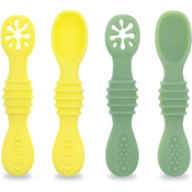 Dardanar Baby learning eating training spoon silicone sticky spoon childrens sticky spoon soup spoon baby silicone spoon fork complementary food tableware, (21066504)