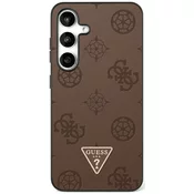 shumee Ovitek Guess MagSafe z vzorcem potonike za Samsung Galaxy S25, črn