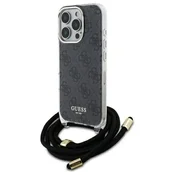 1 to 3 Guess Hardcase Crossbody Cord Ovitek Za Iphone 16 Pro 6.3 Z Dizajnom Tiska 4G