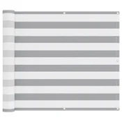 Vidaxl Balconska mreža Svetlo siva in bela. 90 x 300 cm