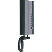 TESLA Elegantni domači telefon za sisteme 2-BUS, s 7 gumbi in uravnavanjem glasnosti, antracit