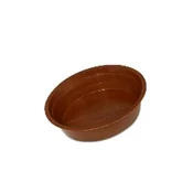 PODSTAVEK CVETLIČNI PVC RJAVI fi10cm