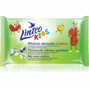LINTEO Mokri robčki Kids Creative 15 kosov
