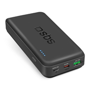 SBS - PowerBank 20 000 mAh, USB-C, USB PowerDelivery 20W, crna