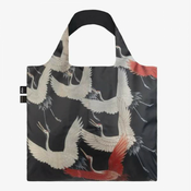 LOQI zložljiva vrečka Anonymous, Furisode with a Myriad of Flying Cranes, Recycled