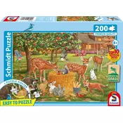 Schmidt - Puzzle Animal Picnic - 200 dijelova