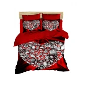 Lessentiel Maison Komplet posteljina 174, 160x220cm, Crvena