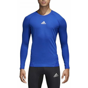 Adidas Majice obutev za trening modra XS Alphaskin LS