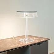 Namizna svetilka FLOS Bon Jour LED - Hodnik - Dizajn - prozoren, mat krom - Plastika