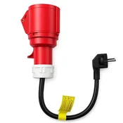 slomart Qoltec adapter za polnjenje EV, CEE 16A 5P na SCHUKO 230V, 3.5kW