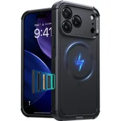 Hibridni ovitek ESR Cyber HaloLock za iPhone 17 Pro - black