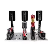 Pedale SIMAGIC P2000-S100R S309 Crimson Edition, Gaming, PC, 3 pedale, hidraulične, 100 kg Load Cell, crne