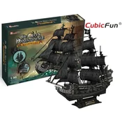shumee Cubic FUN 3D sestavljanka Piratska ladja Maščevanje kraljice Ane 308 kosov T4018h