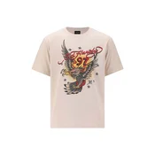 Ed Hardy Majica 97 Eagle bež/rumena/rdeča/črna