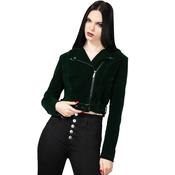 Ženska jakna KILLSTAR - Emerald Goddess Biker - Black - KSRA009269