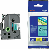 TZe-751 crna na zeleno 24mm