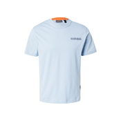 NAPAPIJRI Majica S-SOVANA svetlo modra/oranžna/črna/bela