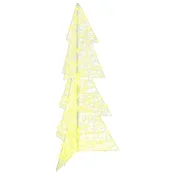 Božicno drvce s 160 LED svjetlima Topla bijela 150 cm Akril