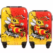 Wings x Jagiellonia set od dva policarbonatna kabinska kofera S i XS