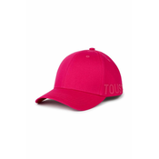 Bombažna bejzbolska kapa Tous roza barva