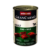 Animonda GranCarno Adult konzerva, govedina i divljac 24 x 400 g (82736)