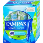 Tampax Pearl Compak SUPER, S tamponi, 16 kom
