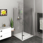 POLYSAN ZOOM Pravokotni Brezokvirni Sprchni Kout 900x700mm Univerzalen Design