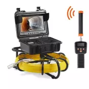 VEVOR Kanalizacijska kamera za pregled cevi s 512Hz sonde 229 cm zaslon 503 m
