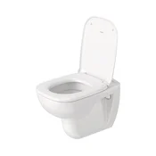 Duravit 45350900A1 - Viseča WC školjka s sedežno desko D-CODE keramika/sijajna bela