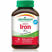 Jamieson Gentle Iron bisglycinate kompleks 90 kapsula
